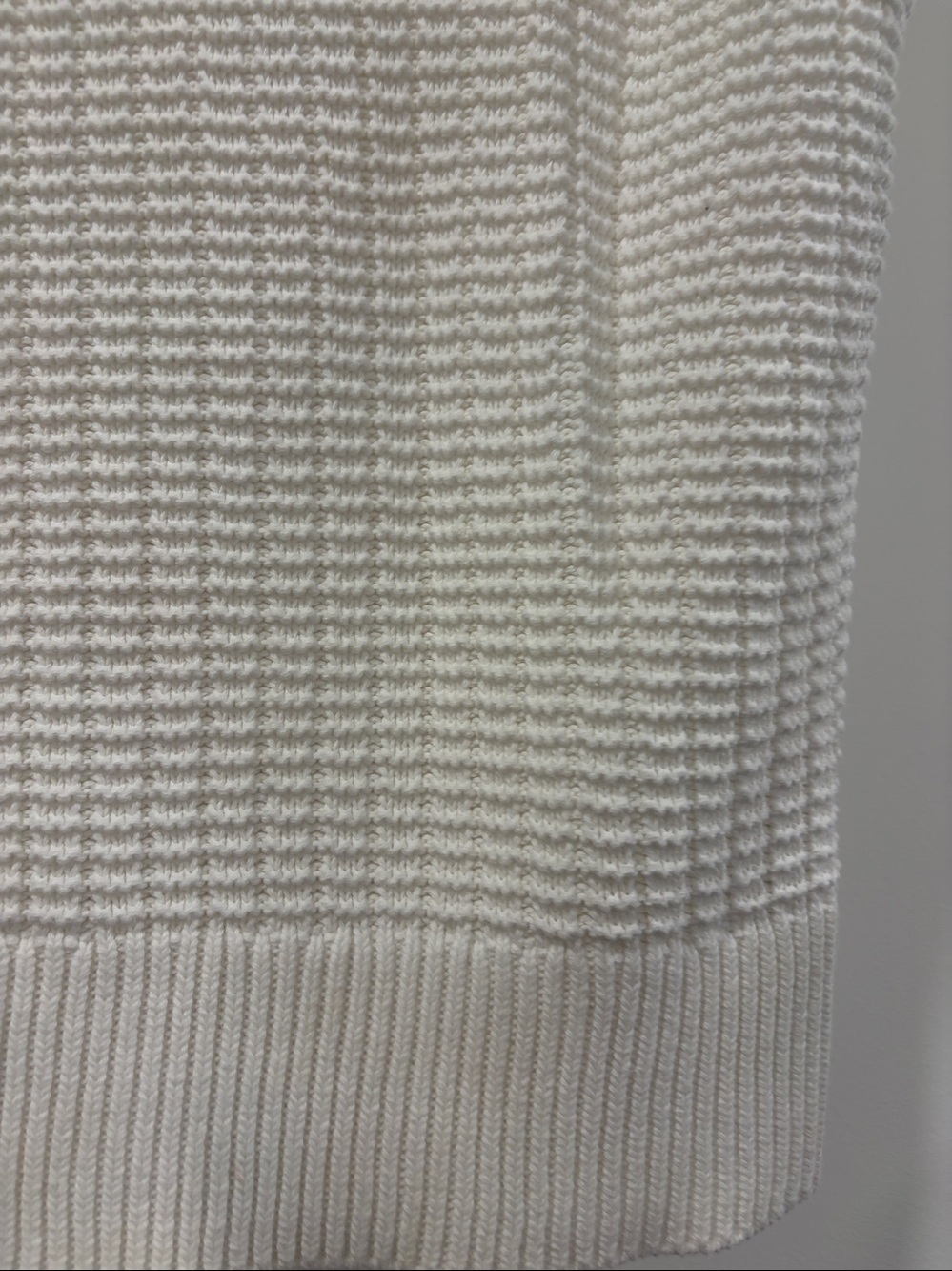 Quince  Organic Cotton Waffle Cropped Sweater - Picture 3 of 4